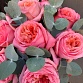Шляпная коробка с пионовидными розами "Пинк Экспрешн". Фото №6
