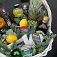 Подарочная корзина с фруктами, сырами, соленьями и новогодним декором «Раздолье». Фото №7