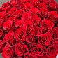 Букет из 55 длинных красных роз "Эксплорер". Фото №6