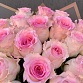 Букет из 21 розовой розы «Мандала». Фото №6