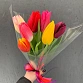 Букет из 7 разноцветных тюльпанов "Ассорти". Фото №7