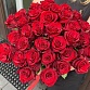 Букет из 25 красных роз "Сандра". Фото №4