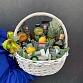 Подарочная корзина с фруктами, сырами, соленьями и новогодним декором «Раздолье». Фото №4