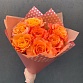 Букет из 7 пионовидных роз «Фри Спирит». Фото №4