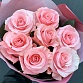 Букет из 7 розовых роз «Би Свит». Фото №7