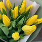 Букет из 15 желтых тюльпанов "Весеннее солнце". Фото №6