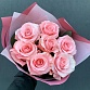 Букет из 7 розовых роз «Би Свит». Фото №3