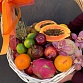 Фруктовая подарочная корзина с экзотическими фруктами и орхидеями «Экзотика». Фото №6