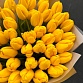 Букет из 51 желтого тюльпана "Солнцестояние". Фото №6
