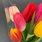 Букет из 7 разноцветных тюльпанов "Ассорти". Фото №6
